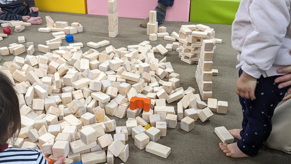 1000ピースのつみきであそぼう！＠保育園キディ湘南C-X様